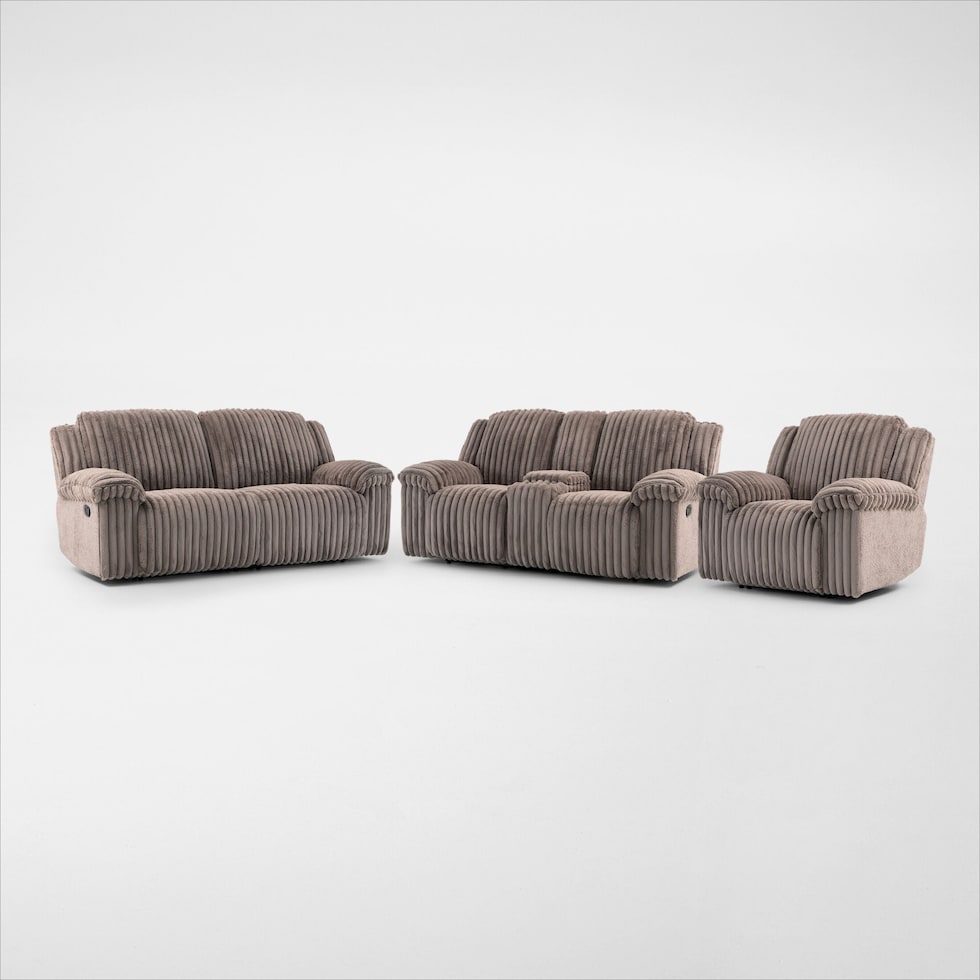 rafi light brown  pc living room   