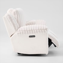 rafi white loveseat   
