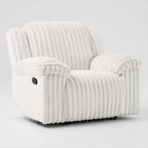 rafi white recliner   