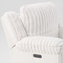 rafi white recliner   