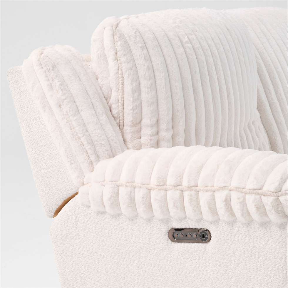 rafi white sofa   