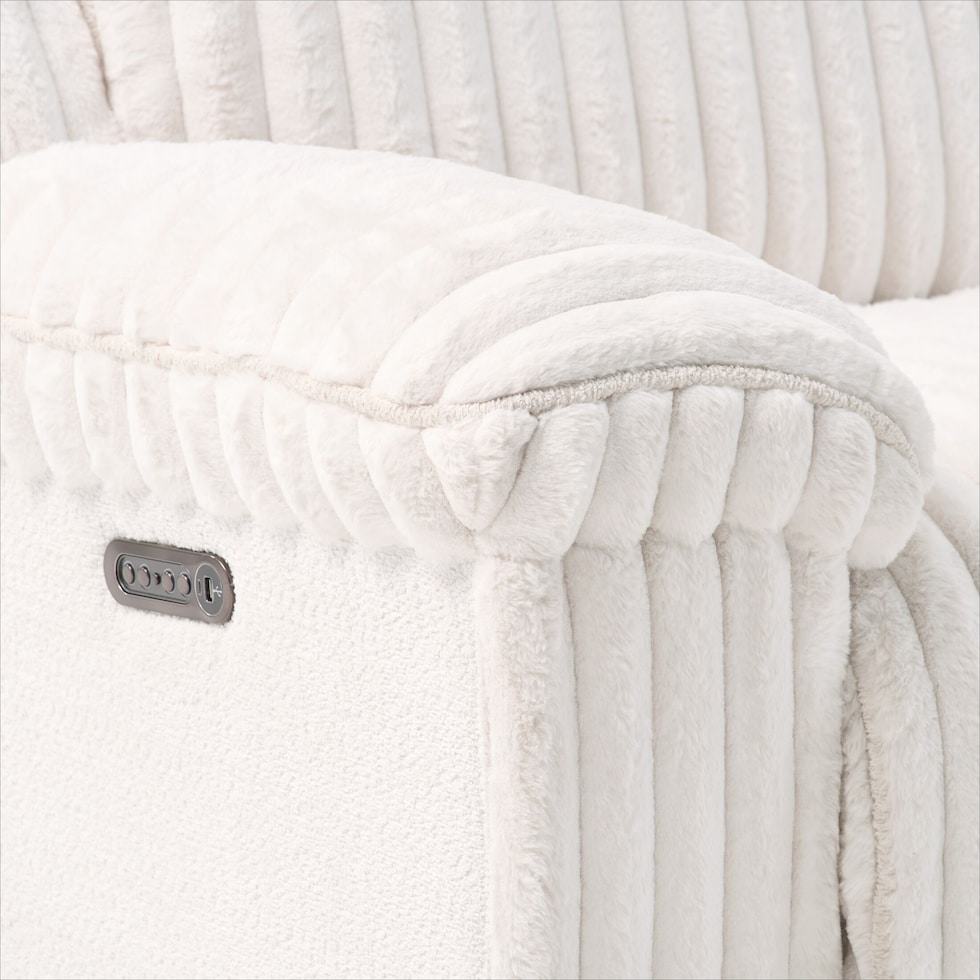 rafi white sofa   
