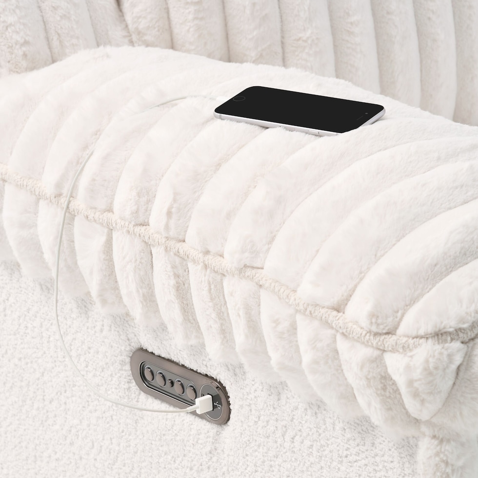 rafi white sofa   