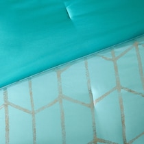 raina blue twin bedding set   