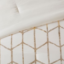 raina white full queen bedding set   