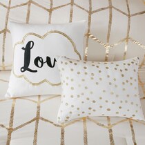 raina white king bedding set   