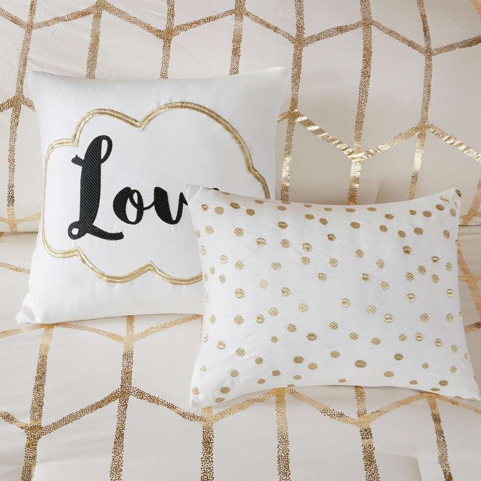 raina white king bedding set   