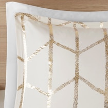 raina white king bedding set   