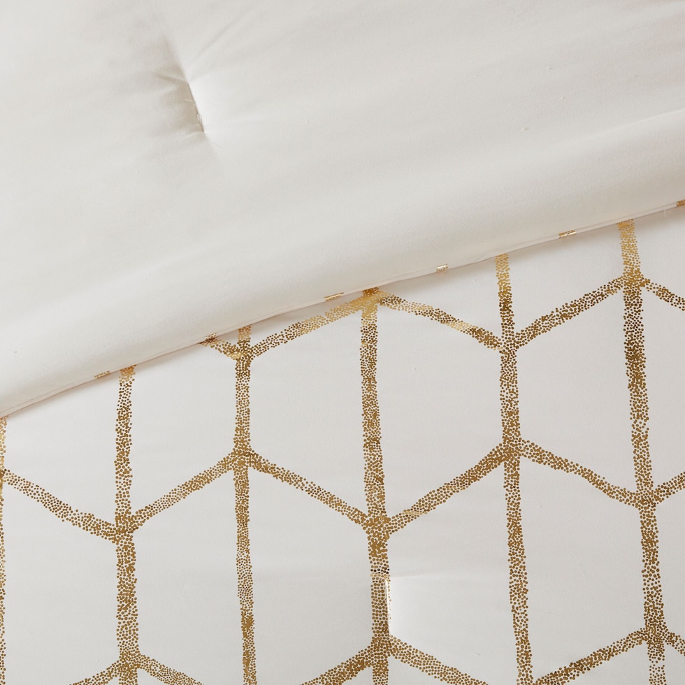 raina white king bedding set   