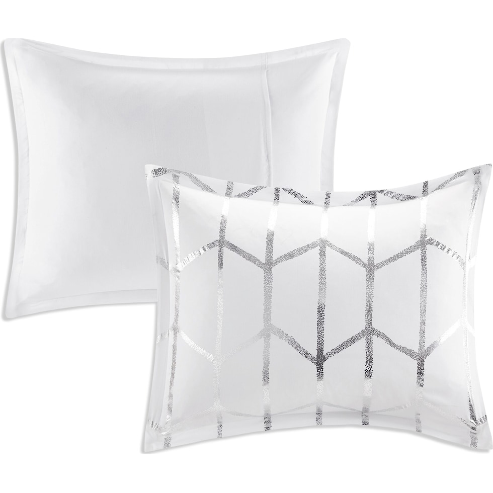 raina white twin bedding set   