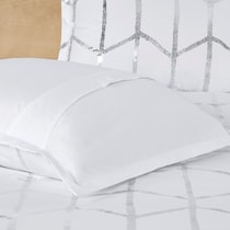 raina white twin bedding set   
