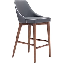ralden gray counter height stool   