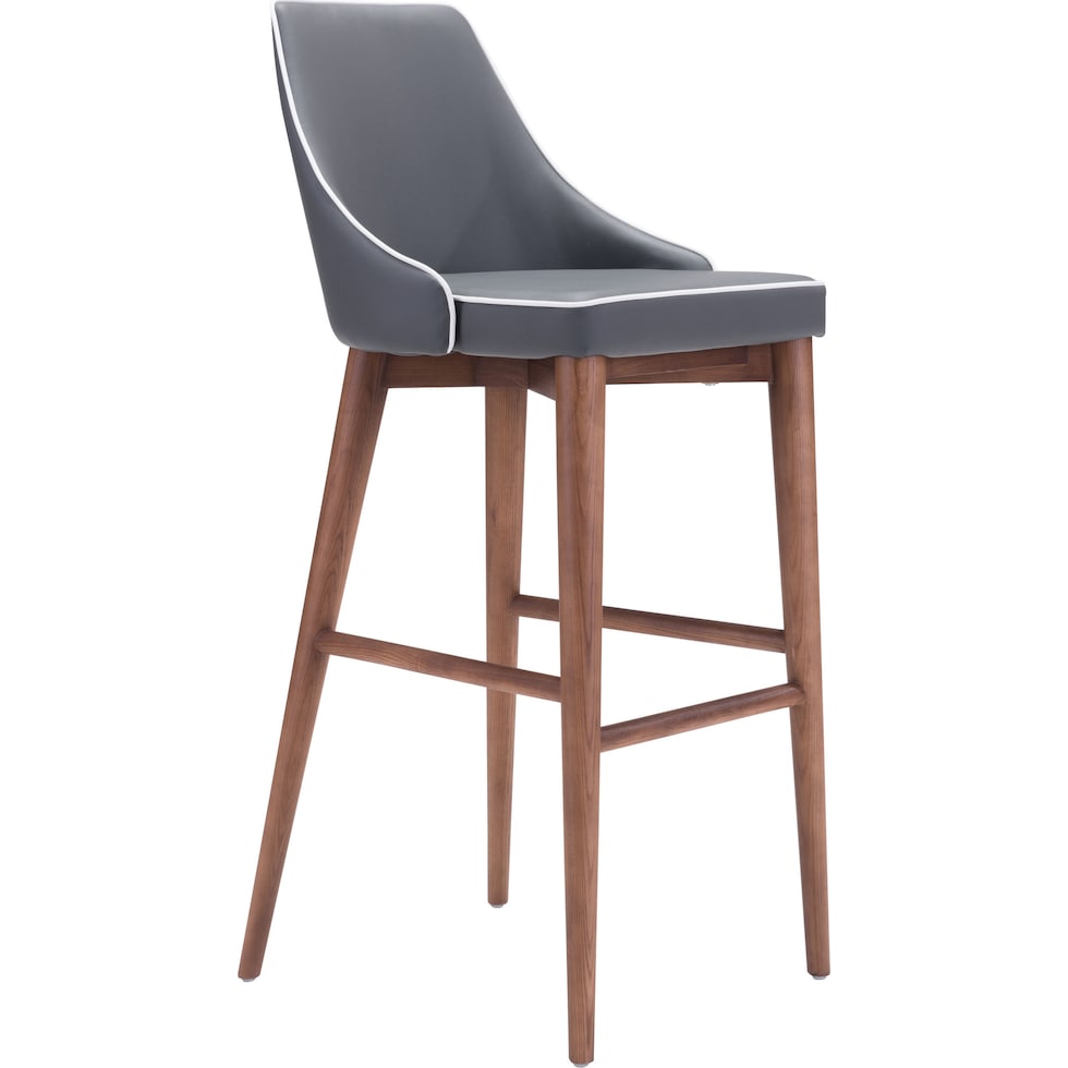ralden gray counter height stool   