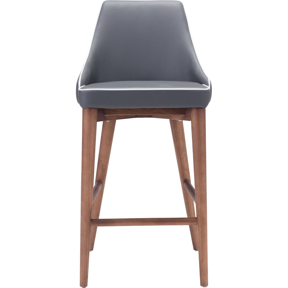 ralden gray counter height stool   