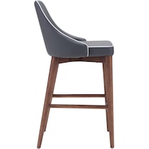 ralden gray counter height stool   
