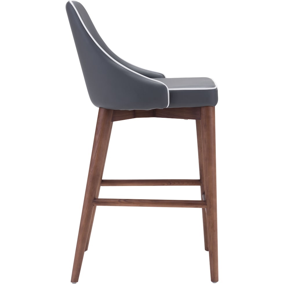 ralden gray counter height stool   