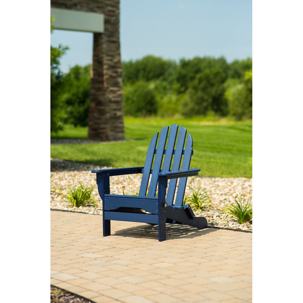 raleigh outdoor blue outdoor chair   