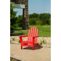 raleigh outdoor red outdoor chair   