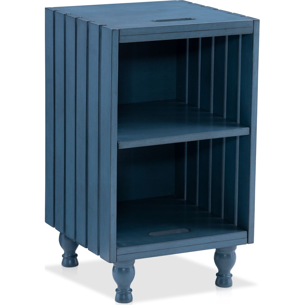 ralph blue side table   