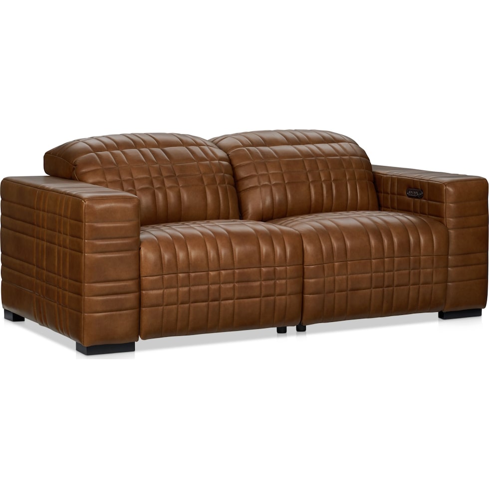 ralston dark brown loveseat   