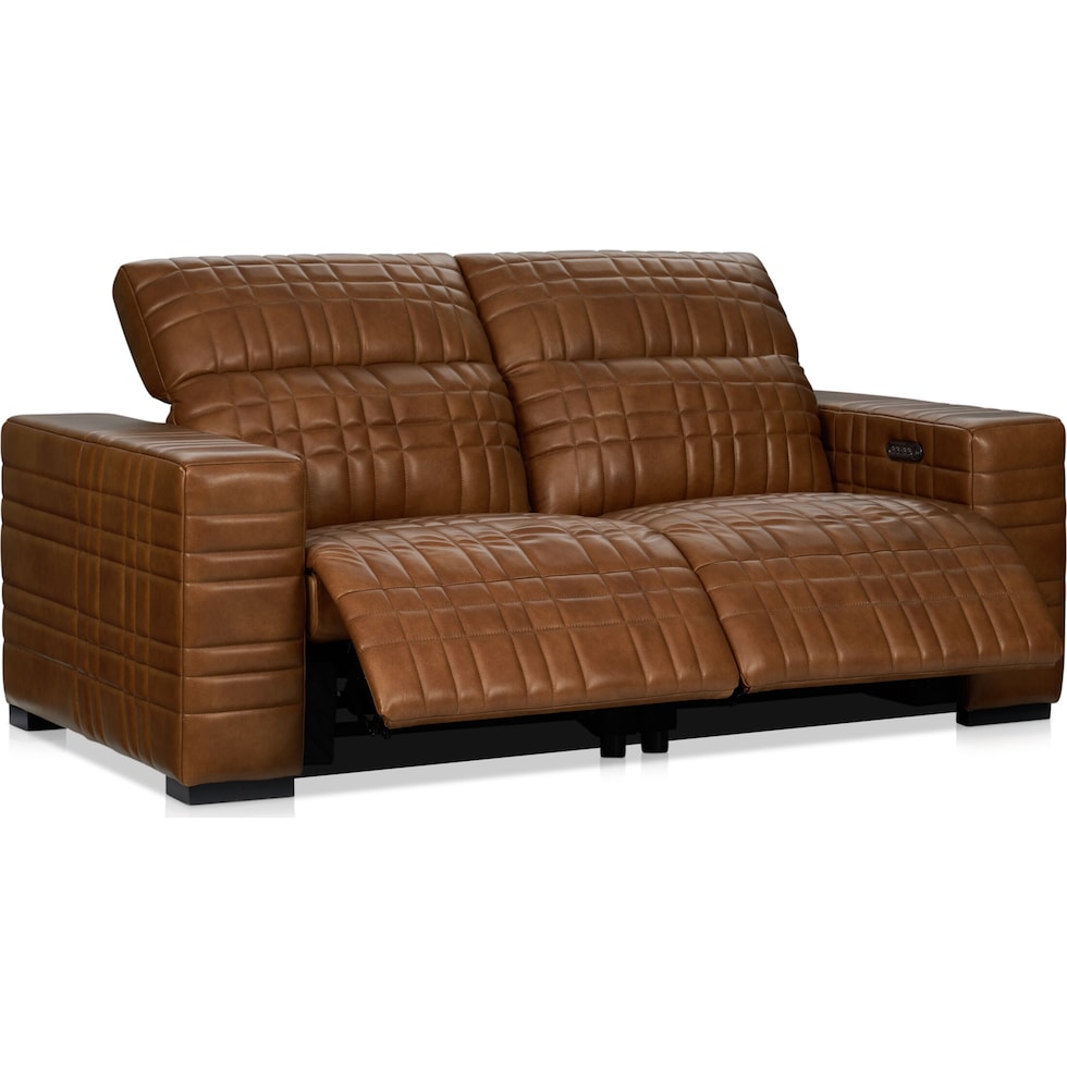 ralston dark brown loveseat   