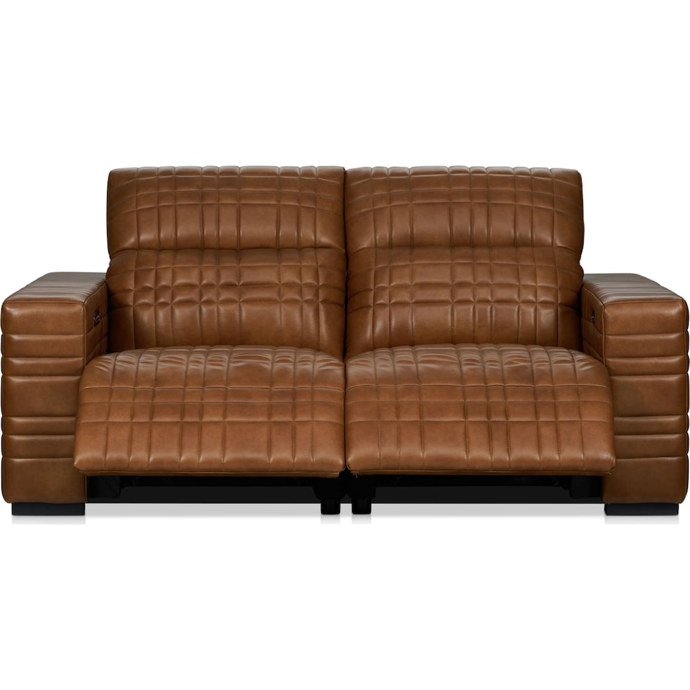 ralston dark brown loveseat   