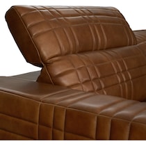 ralston dark brown loveseat   