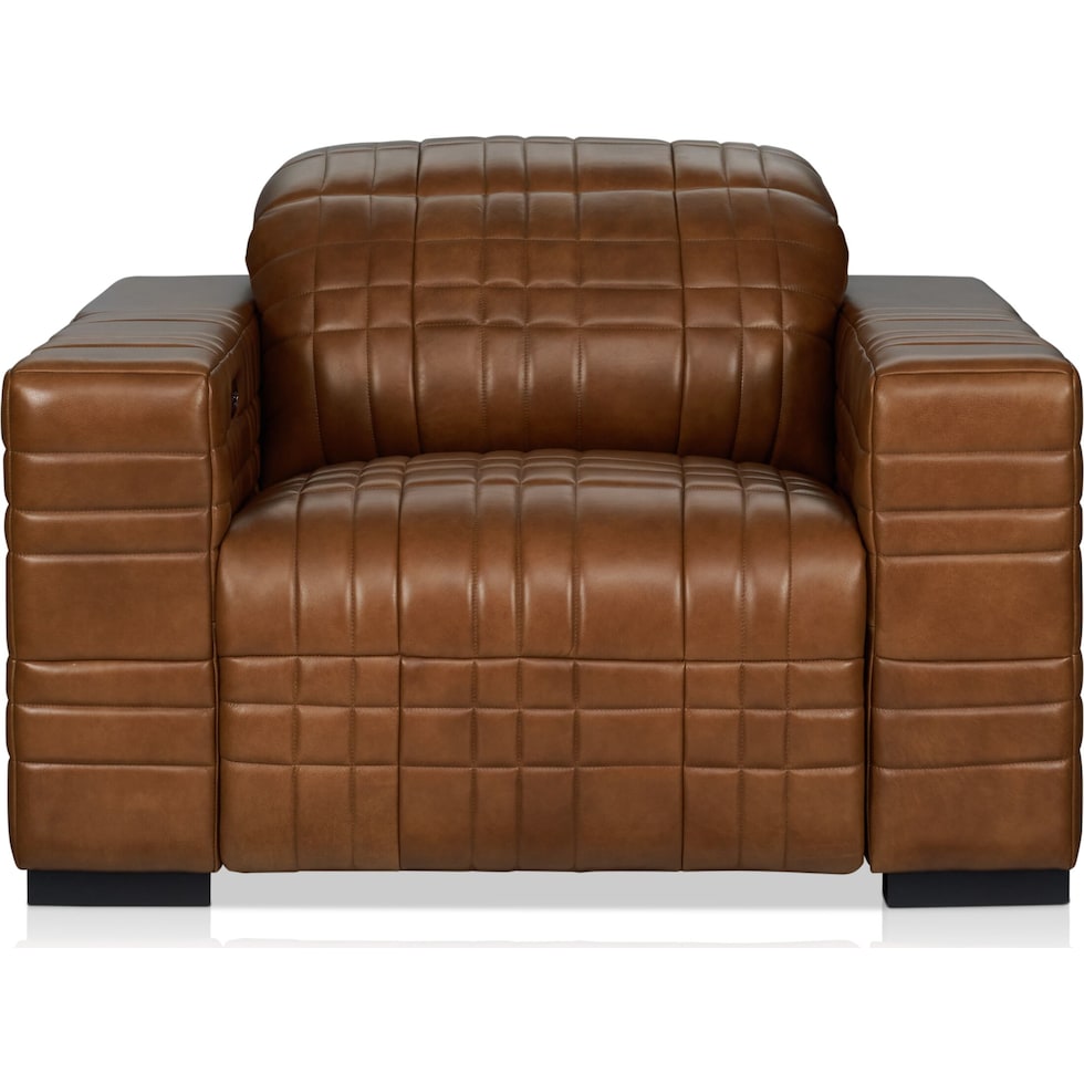 ralston dark brown recliner   