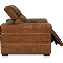 ralston dark brown recliner   