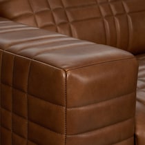 ralston dark brown sofa   