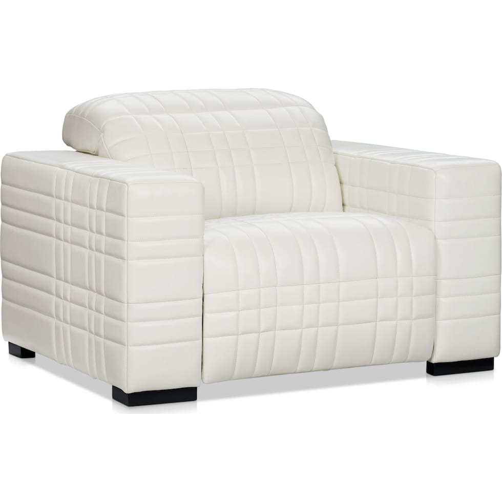 ralston white recliner   