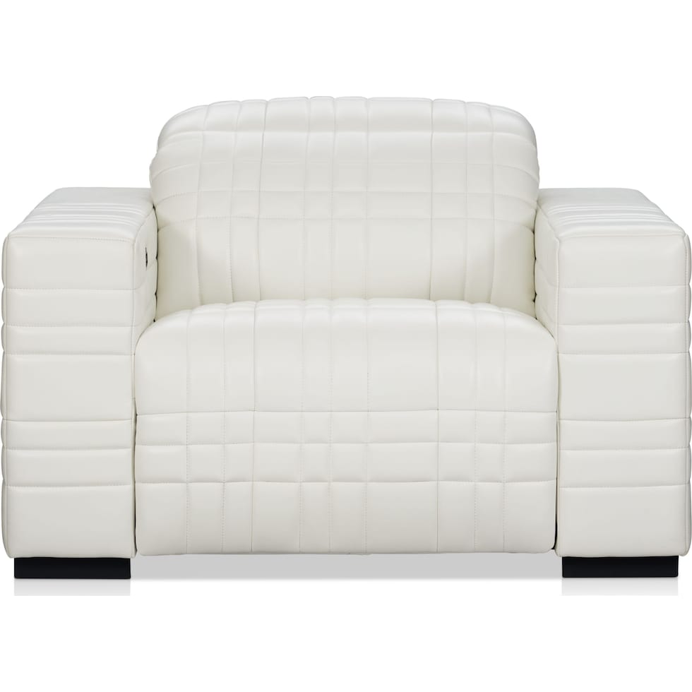 ralston white recliner   