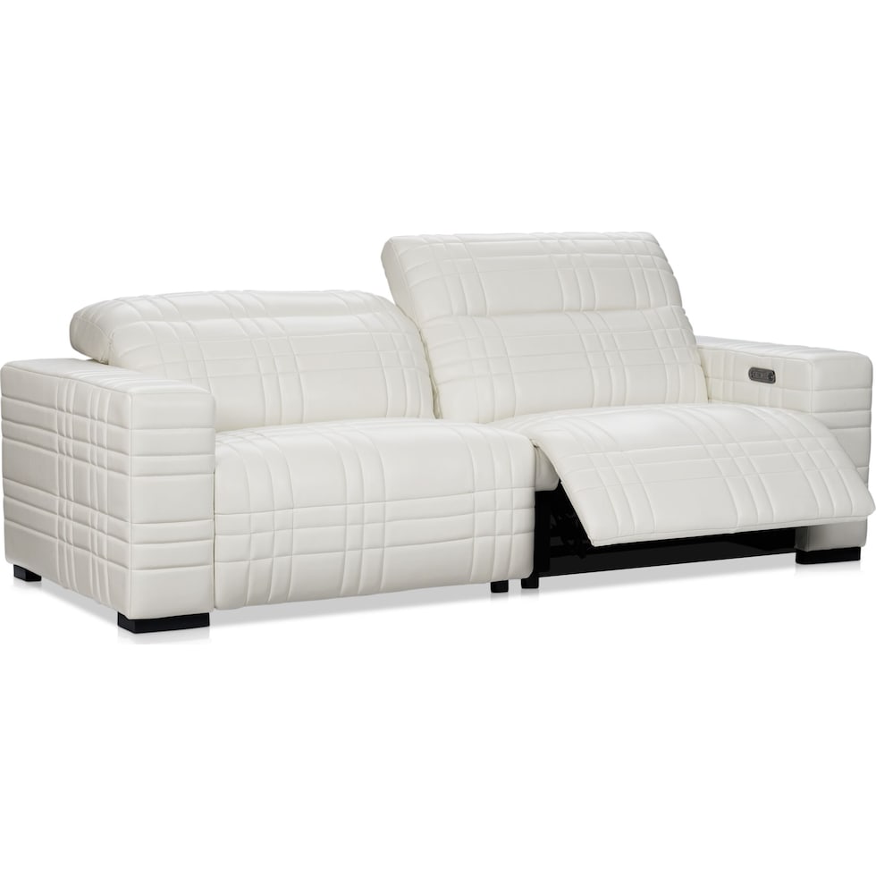 ralston white sofa   