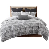ramona gray king california king bedding set   