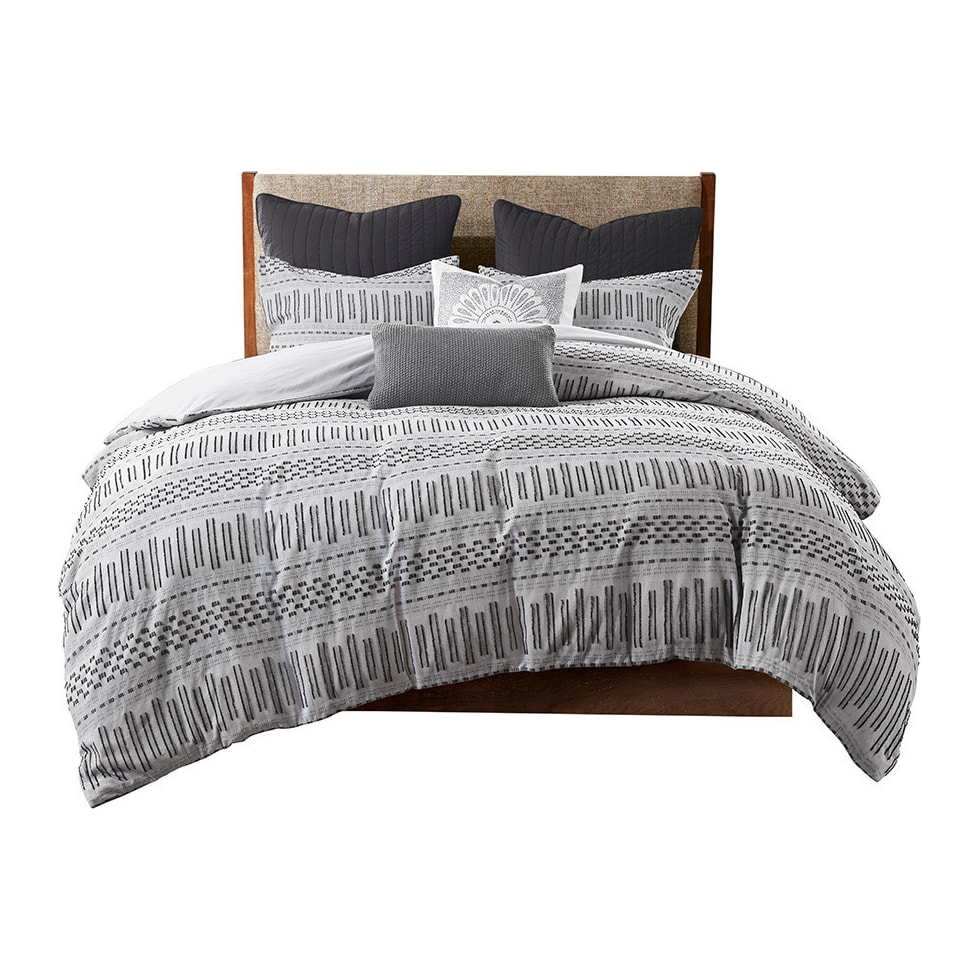 ramona gray king california king bedding set   