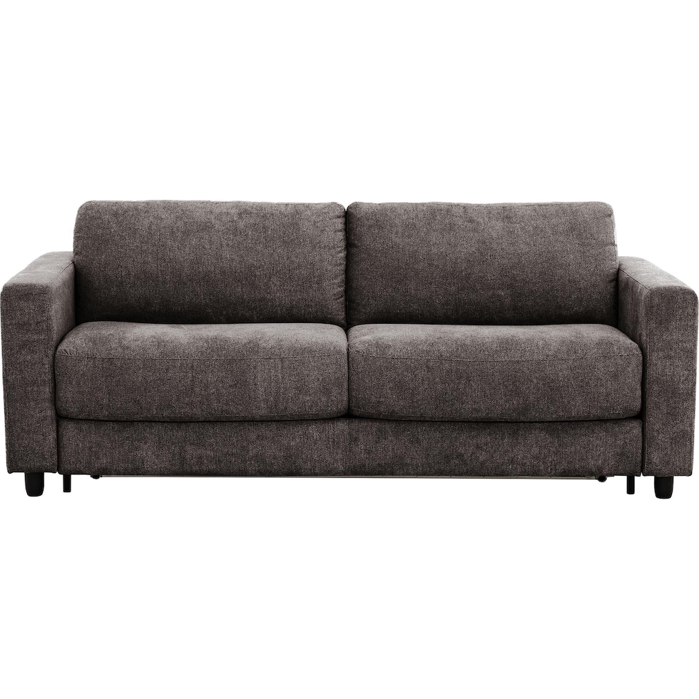 randall dark brown queen sleeper sofa   