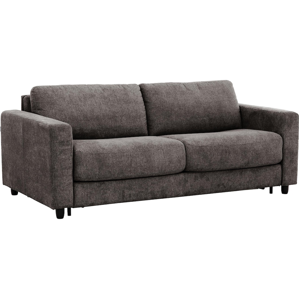 randall dark brown queen sleeper sofa   