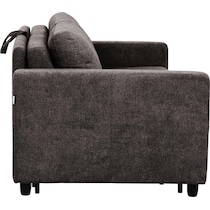 randall dark brown queen sleeper sofa   