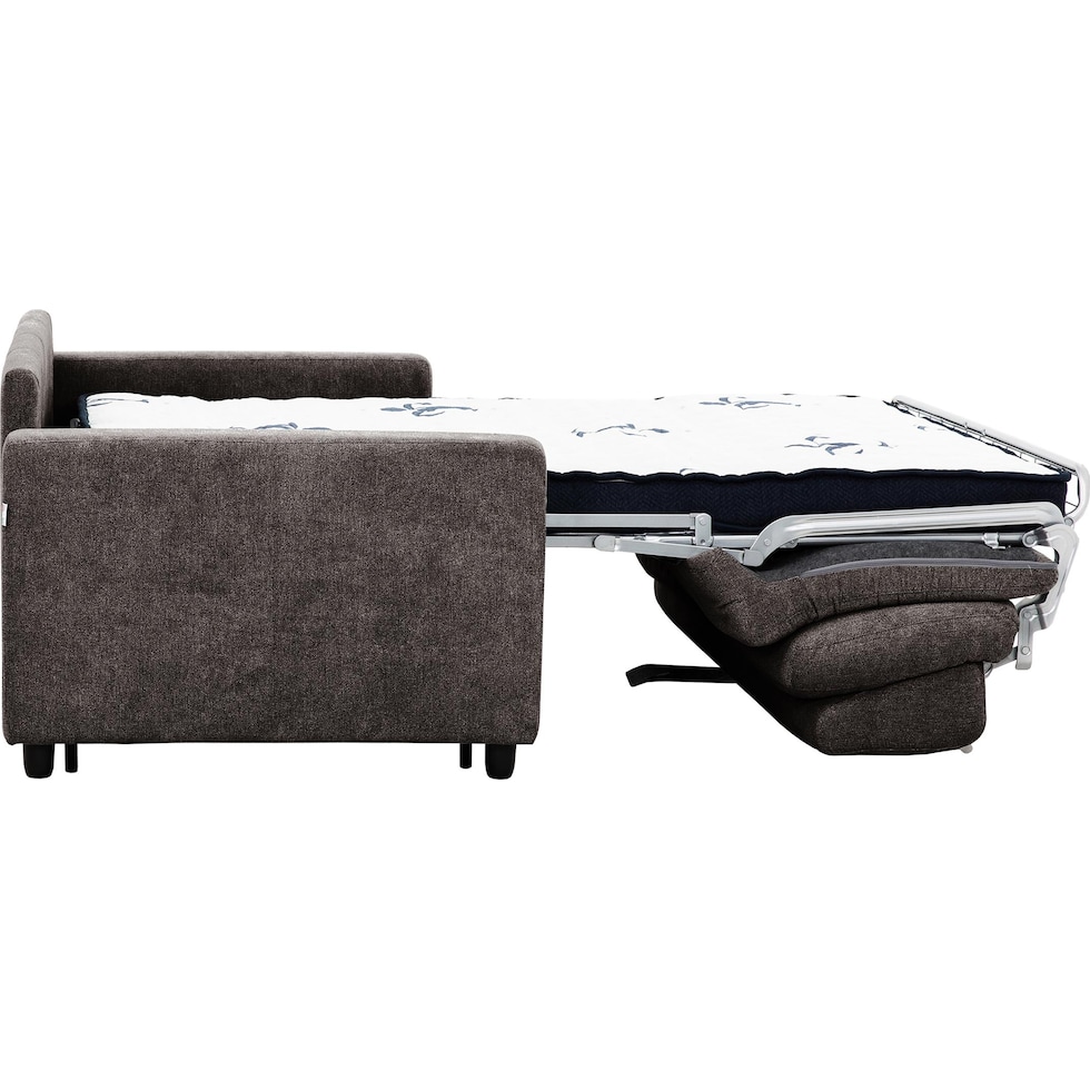 randall dark brown queen sleeper sofa   