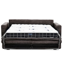 randall dark brown queen sleeper sofa   