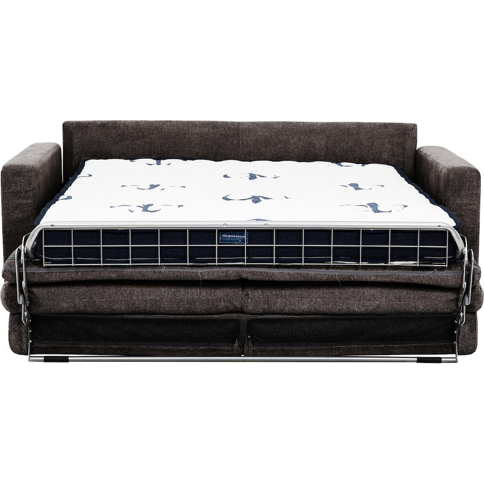 randall dark brown queen sleeper sofa   
