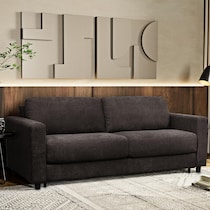randall dark brown queen sleeper sofa   