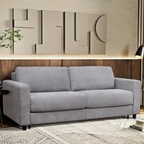 randall gray queen sleeper sofa   