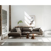 randalle white end table   