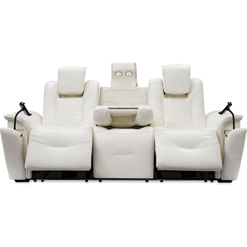 randy white sofa   