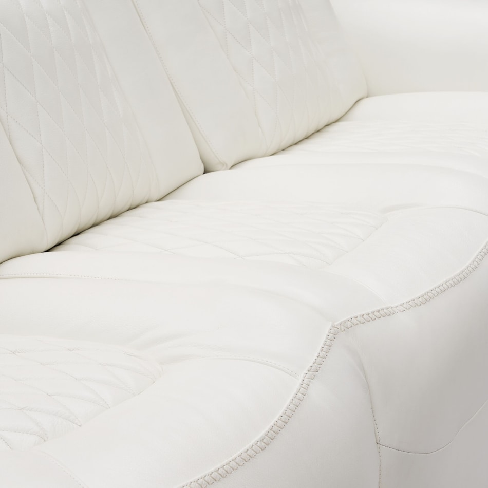 randy white sofa   