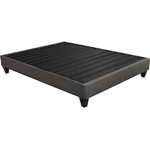 rapid gray king bed frame   