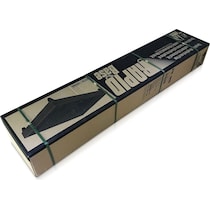 rapid gray king bed frame   