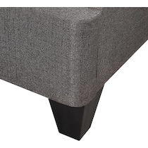 rapid gray twin bed frame   