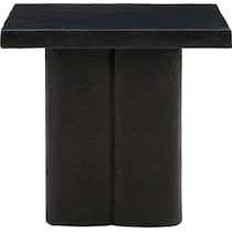 ravine black side table   